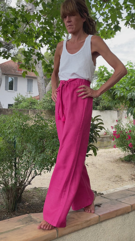 PANTALON FRAMBOISE